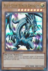 Blue-Eyes White Dragon - LOB-EN001 - Ultra Rare Unlimited (25th Reprint)