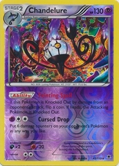 Chandelure - 43/119 - Holo Rare Reverse Holo