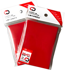 Bọc Bài / Card Sleeve màu RED ( kích thước 66 x 91 mm ) x50 cái