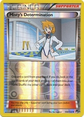 Misty's Determination - 104/122 - Uncommon Reverse Holo