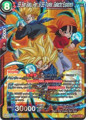 SS Son Goku, Pan, and SS Trunks, Galactic Explorers - BT17-009 - Super Rare