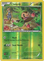 Chespin - 7/162 - Common Reverse Holo