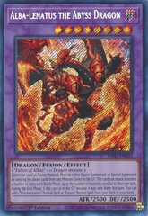 Alba-Lenatus the Abyss Dragon - DIFO-EN035 - Secret Rare 1st Edition