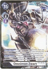 Omnimon Zwart (Alternate Art - As'Maria) - BT5-087 - Super Rare