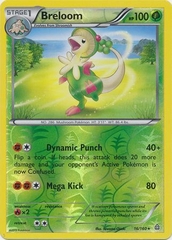 Breloom - 16/160 - Rare - Reverse Holo