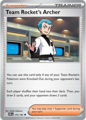 Team Rocket's Archer - 170/182 - Uncommon