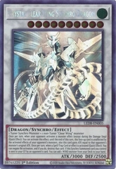 Crystal Clear Wing Synchro Dragon - LED8-EN005 - Ghost Rare 1st Edition