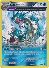 Gyarados - 21/98 - Full Art Holo Rare Reverse Holo