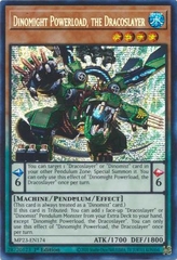 Dinomight Powerload, the Dracoslayer - MP23-EN174 Prismatic Secret Rare 1st Edition