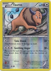 Tauros - 100/146 - Rare Reverse Holo