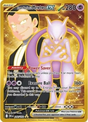 Team Rocket's Mewtwo ex - 240/182 - Hyper Rare