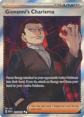Giovanni's Charisma - 197/165 - Full Art Secret Rare