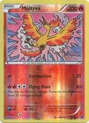 Moltres - 9/124 - Rare Reverse Holo