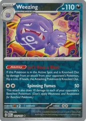 Weezing - 110/165 - Holo Rare Reverse Holo