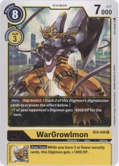 WarGrowlmon - BT4-046 - Rare