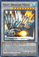 Navy Dragon Mech - DIFO-EN082 - Super Rare 1st Edition