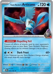 Team Rocket's Articuno - 051/182 - Holo Rare