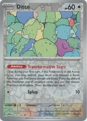 Ditto - 132/165 - Holo Rare Reverse Holo