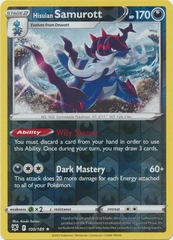 Hisuian Samurott - 100/189 - Holo Rare Reverse Holo