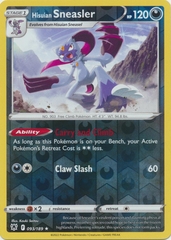 Hisuian Sneasler - 093/189 - Holo Rare Reverse Holo