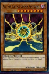 Ally of Justice Cosmic Gateway HAC1-EN084 Duel Terminal Common Parallel 1st Edition