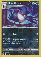 Honchkrow - 115/196 - Rare Reverse Holo