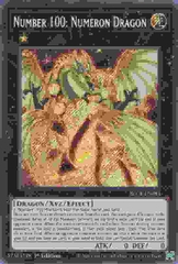 Number 100: Numeron Dragon - BLCR-EN084 - Secret Rare 1st Edition