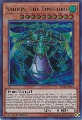 Sadion, the Timelord - BLLR-EN033 - Ultra Rare 1st Edition