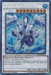 Trishula, Dragon of the Ice Barrier - BLLR-EN060 - Secret Rare 1st Edition