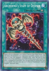 Archfiend's Staff of Despair - BLVO-EN063 - Common 1st Edition