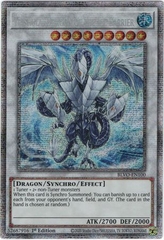 Trishula, Dragon of the Ice Barrier - BLVO-EN100 - Starlight Rare 1st Edition