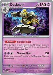 Dusknoir - 037/131 - Holo Rare