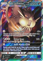 Alolan Raticate GX - 85/168 - Ultra Rare