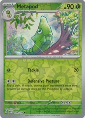 Metapod - 011/165 - Common Reverse Holo