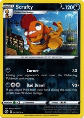 Scrafty - 042/073 - Holo Rare Reverse Holo