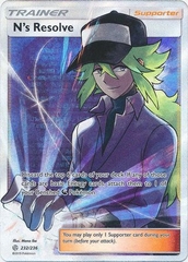 N's Resolve - 232/236 - Full Art Ultra Rare