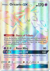 Oricorio GX - 255/236 - Hyper Rare