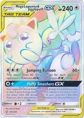 Mega Lopunny & Jigglypuff GX - 261/236 - Hyper Rare