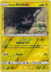 Alolan Geodude - 32/111 - Common Reverse Holo