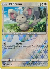 Minccino - 85/111 - Common Reverse Holo
