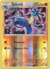 Lucario - 47/124 - Rare Reverse Holo