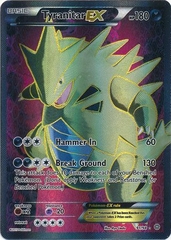 Tyranitar EX - 91/98 - Full Art Ultra Rare