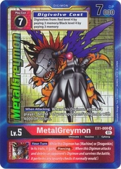 MetalGreymon (Alternate Art) - EX1-008 - Rare