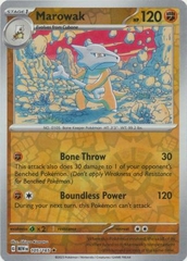 Marowak - 105/165 - Holo Rare Reverse Holo