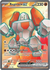 Regirock ex - 214/182 - Ultra Rare