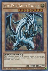 Blue-Eyes White Dragon - MAMA-EN104 - Secret Pharaoh's Rare 1st Edition