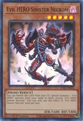 Evil HERO Sinister Necrom (Blue) - LDS3-EN026 - Ultra Rare 1st Edition