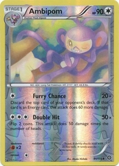 Ambipom - 91/114 - Uncommon Reverse Holo