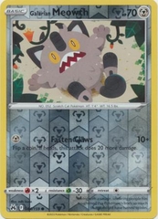 Galarian Meowth - 084/159 - Common Reverse Holo