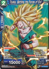 Trunks, Battling the Forces of Evil - BT12-037 - Uncommon Foil